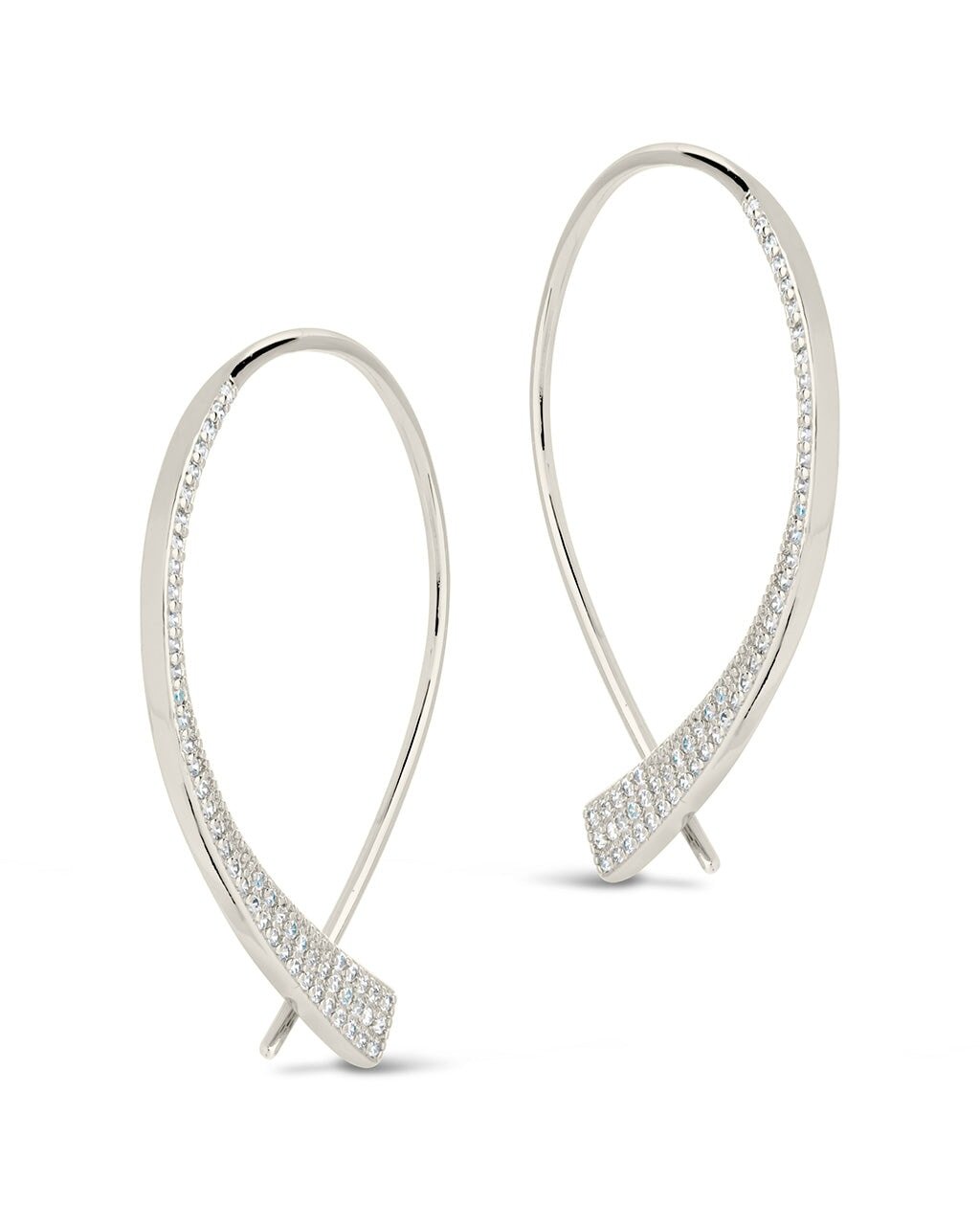 Carlotta CZ Threader Earrings - Sterling Forever