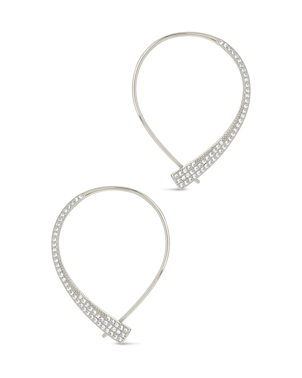 Carlotta CZ Threader Earrings - Sterling Forever