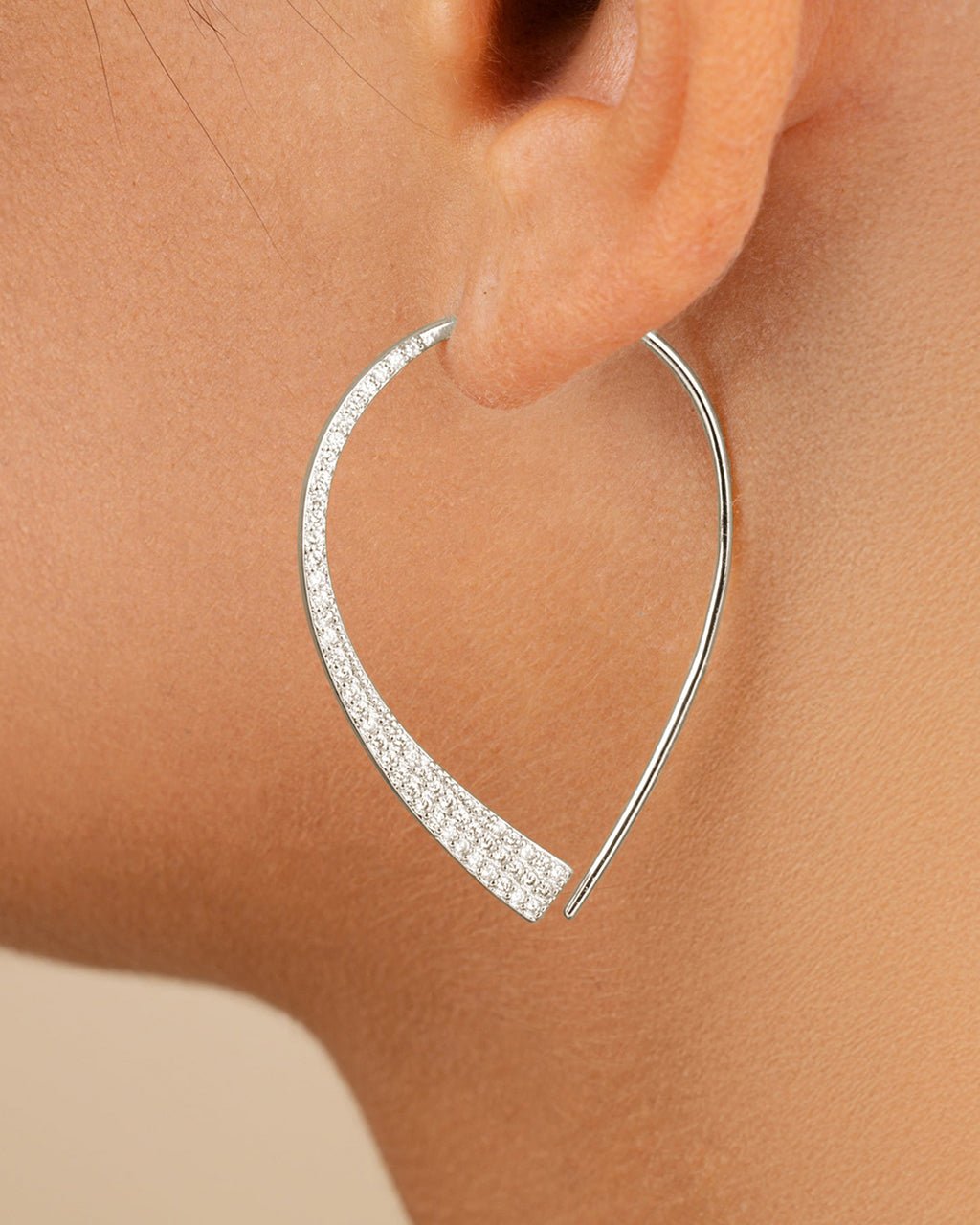 Carlotta CZ Threader Earrings - Sterling Forever