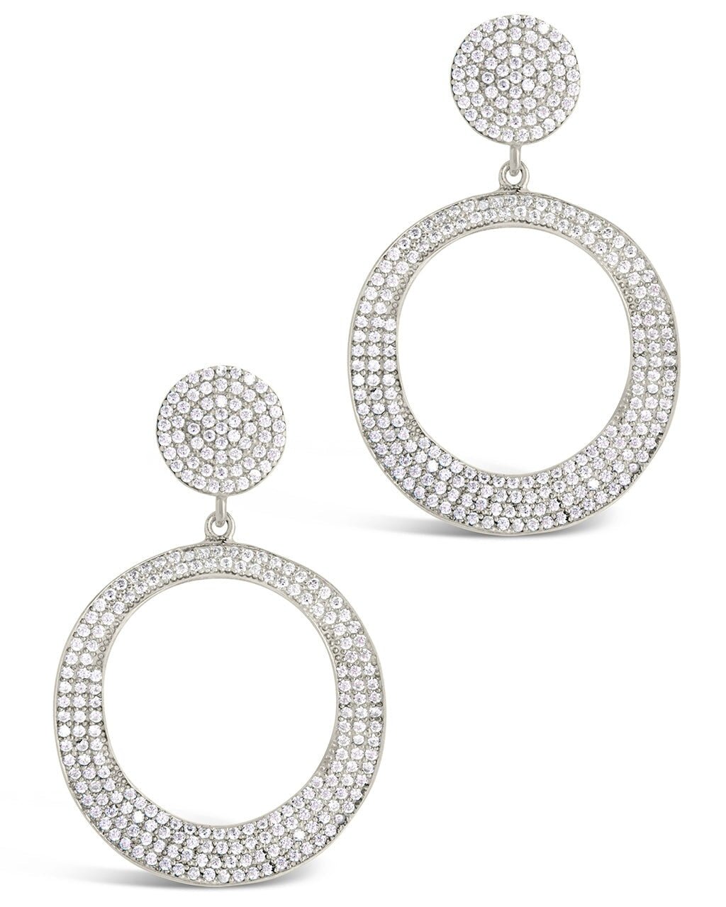 Juniper CZ Statement Drop Earrings - Sterling Forever