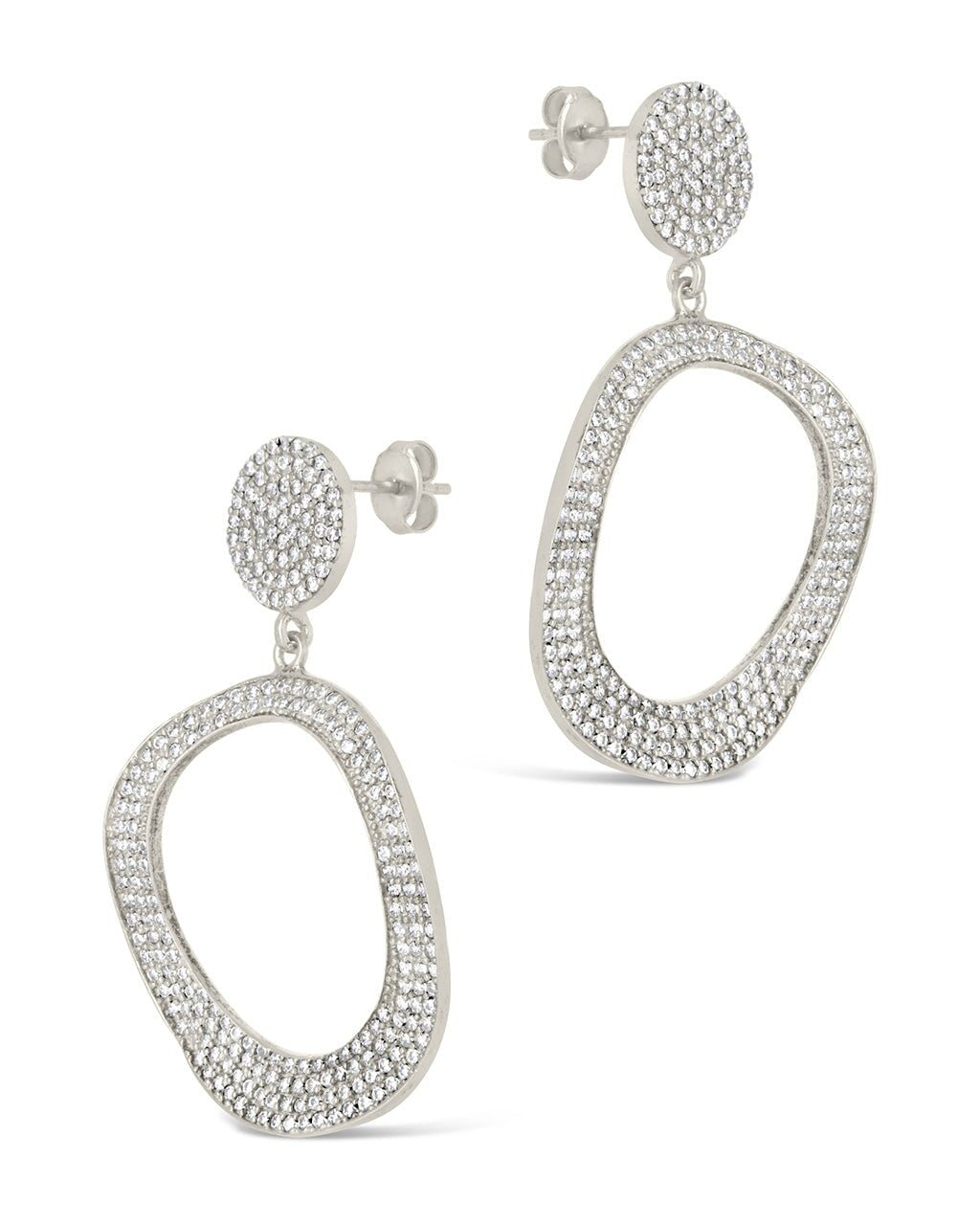 Juniper CZ Statement Drop Earrings - Sterling Forever