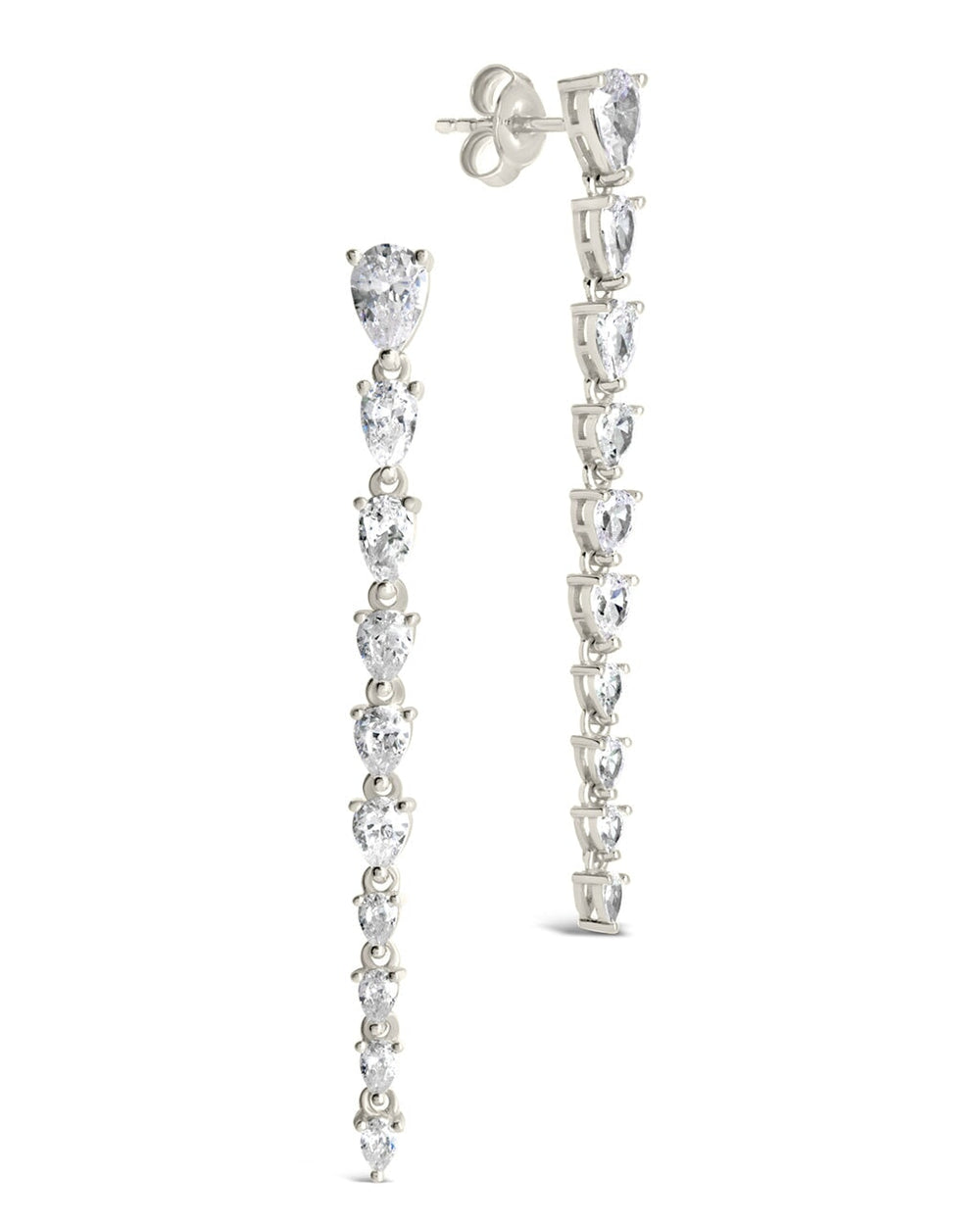 Kristi Dangle Earrings Earring Sterling Forever Silver 