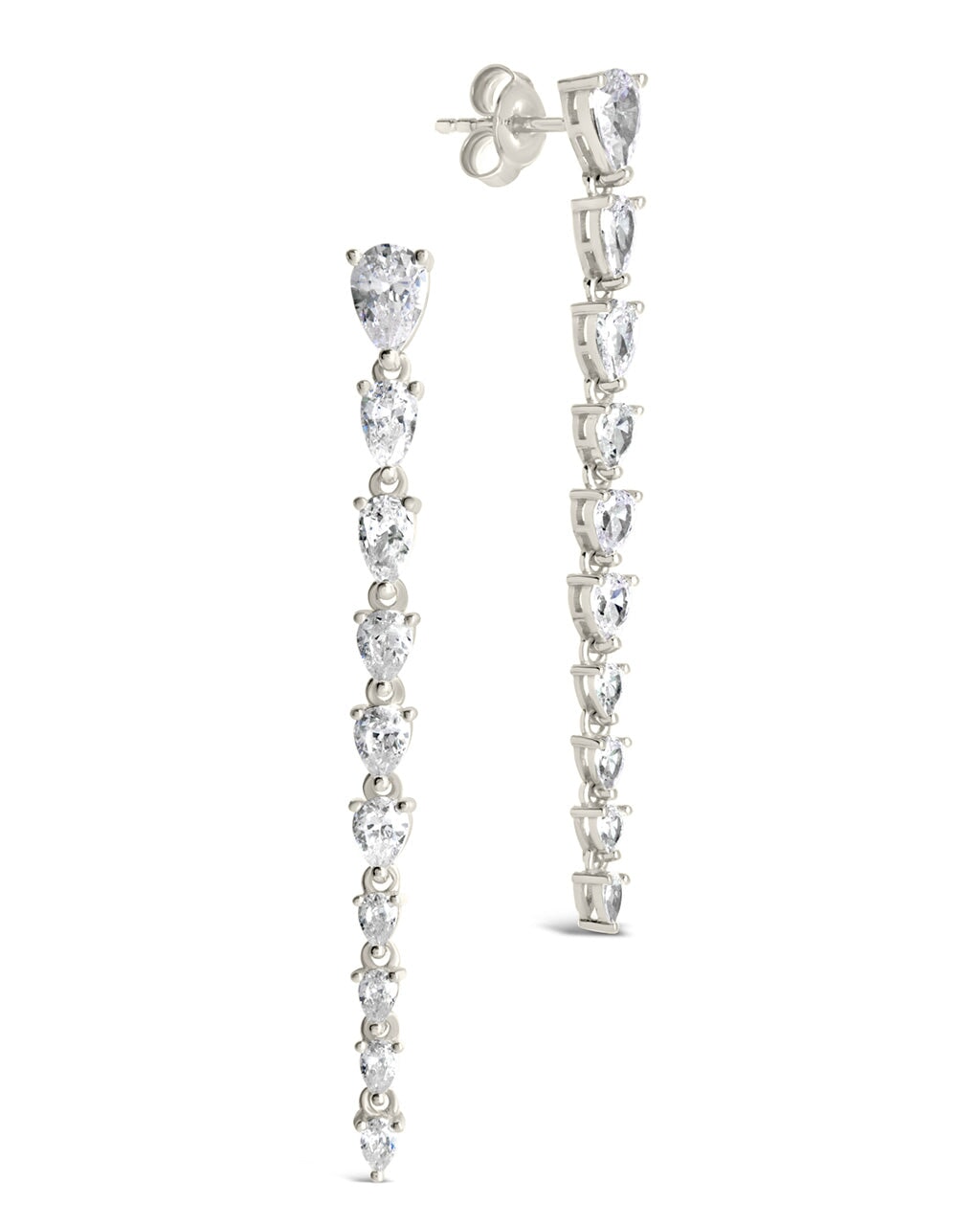 Kristi Dangle Earrings Earring Sterling Forever Silver 