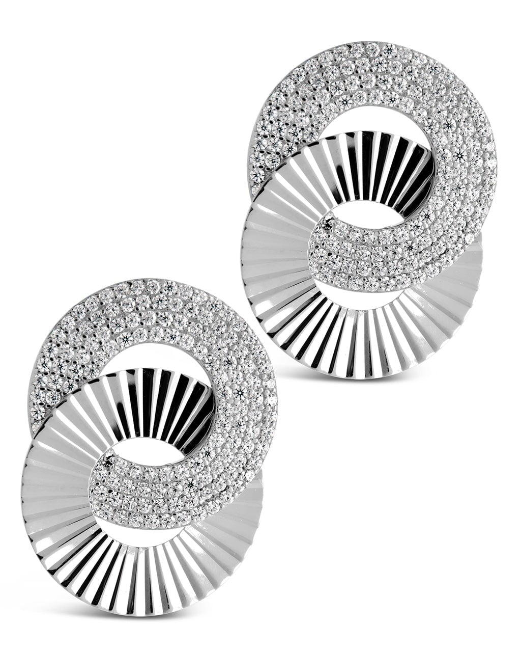 Adelina Linking Drop Studs Earring Sterling Forever 