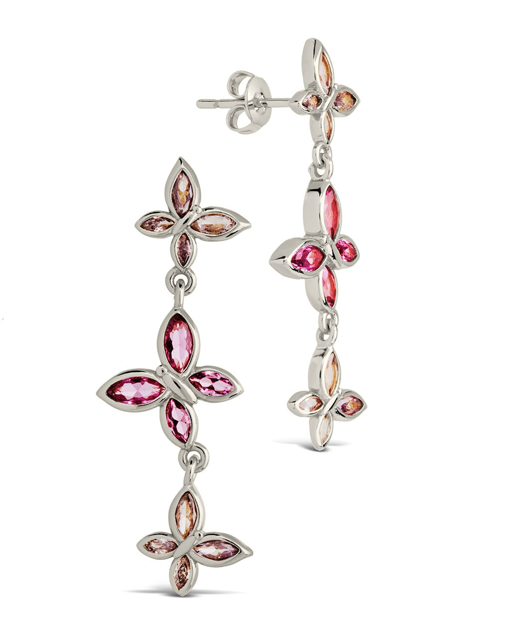 Caria Drop Studs Earring Sterling Forever Silver 