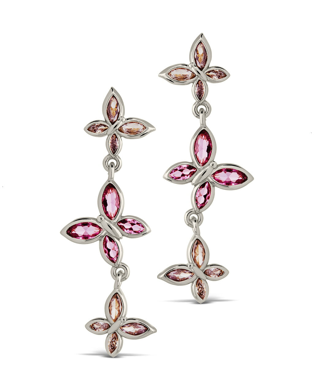 Caria Drop Studs Earring Sterling Forever 