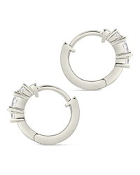 Kendall CZ Hoops - Sterling Forever