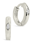 Rayne CZ Hoops - Sterling Forever