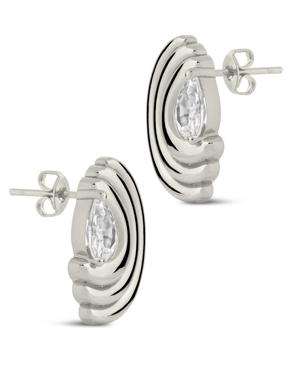 Kouign Amann CZ Stud Earrings Earring Sterling Forever 