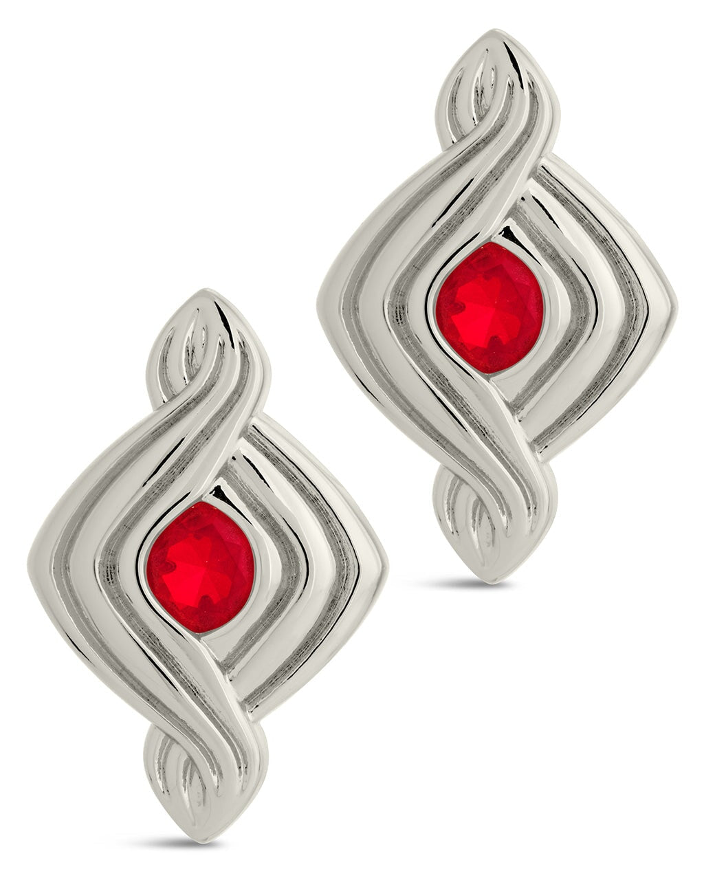 Danish CZ Stud Earrings Earring Sterling Forever 