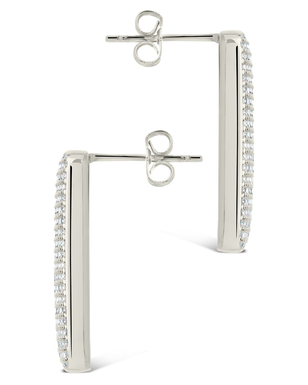 Beignet CZ Stud Earrings - Sterling Forever