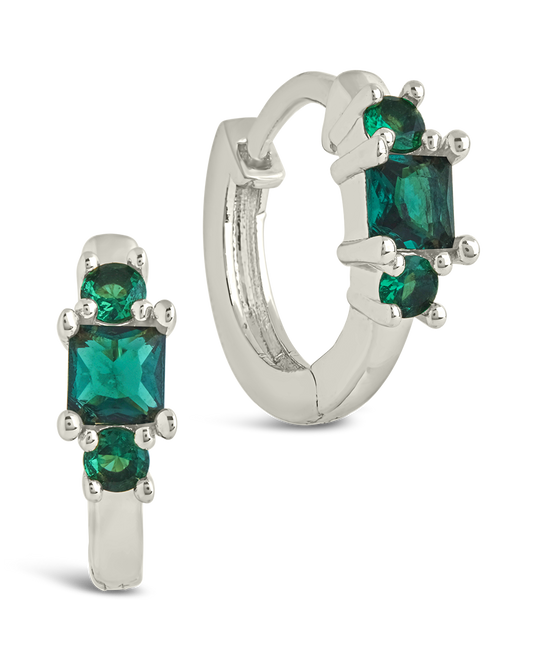 Edie CZ Micro Hoop Earrings