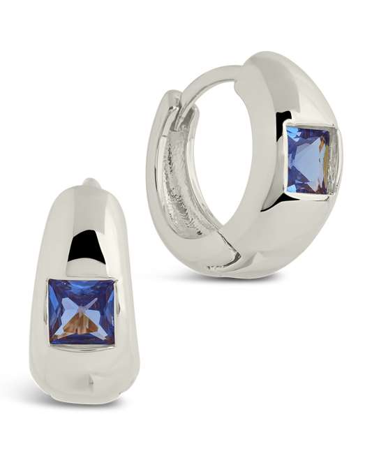 Farah CZ Micro Hoop Earrings