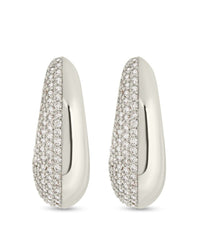 Callie CZ Teardrop Polished Earring - Sterling Forever