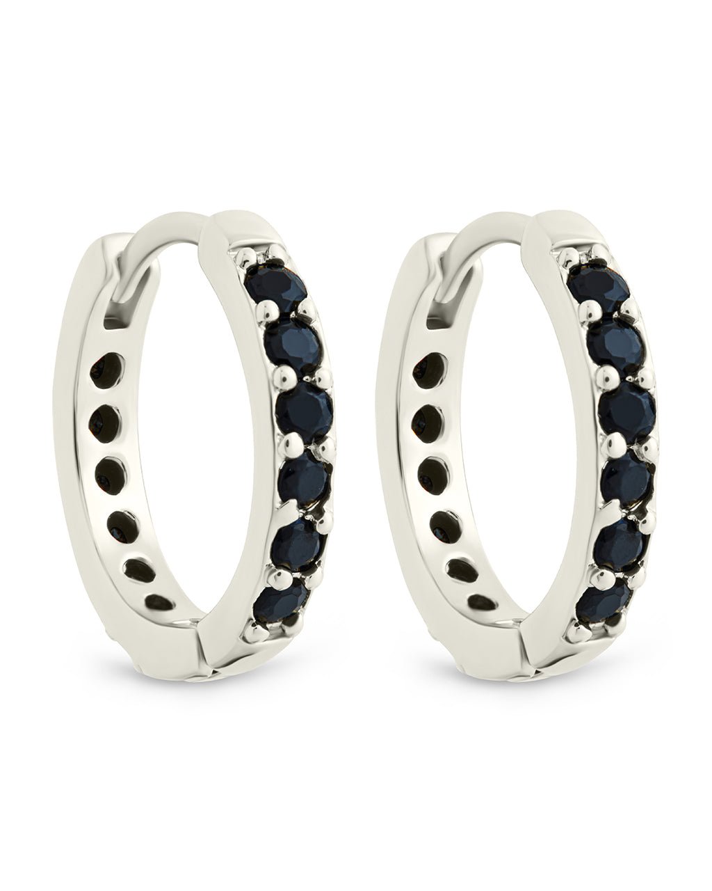 Zadie CZ Everyday Hoop Earrings - Sterling Forever