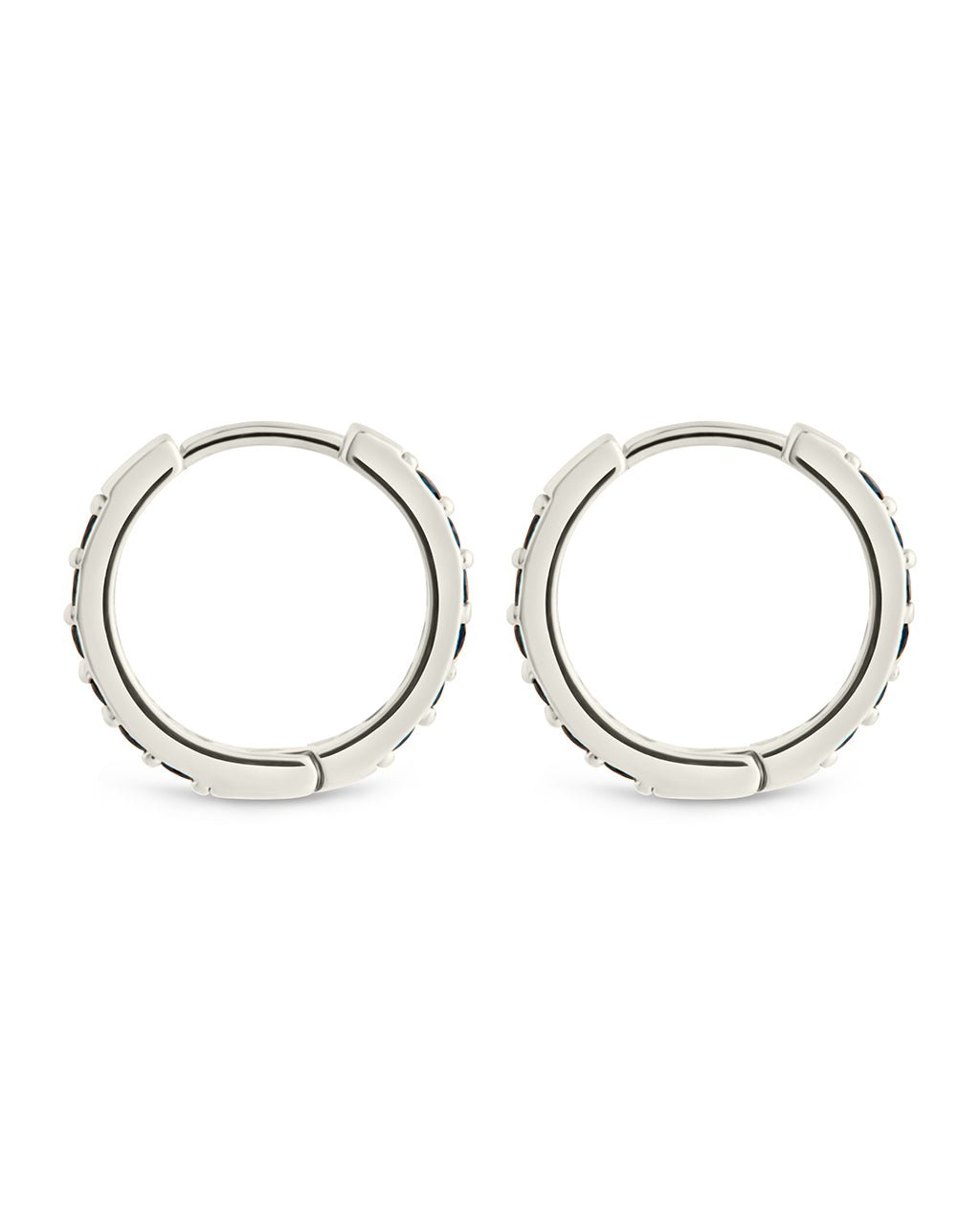 Zadie CZ Everyday Hoop Earrings - Sterling Forever