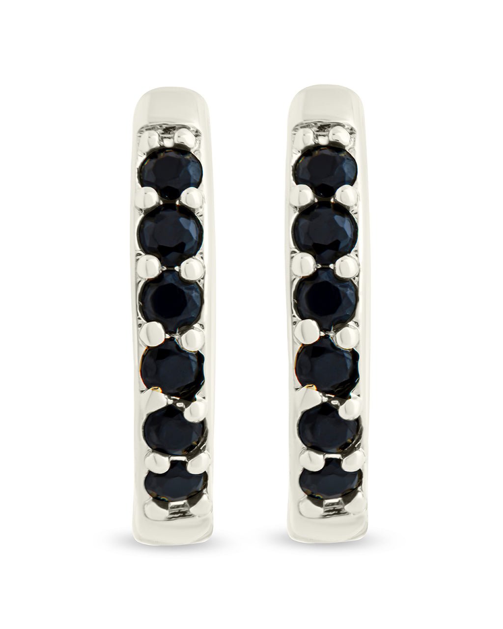 Zadie CZ Everyday Hoop Earrings - Sterling Forever