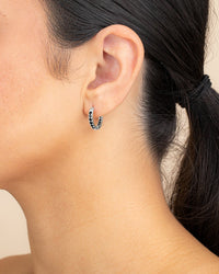 Zadie CZ Everyday Hoop Earrings - Sterling Forever
