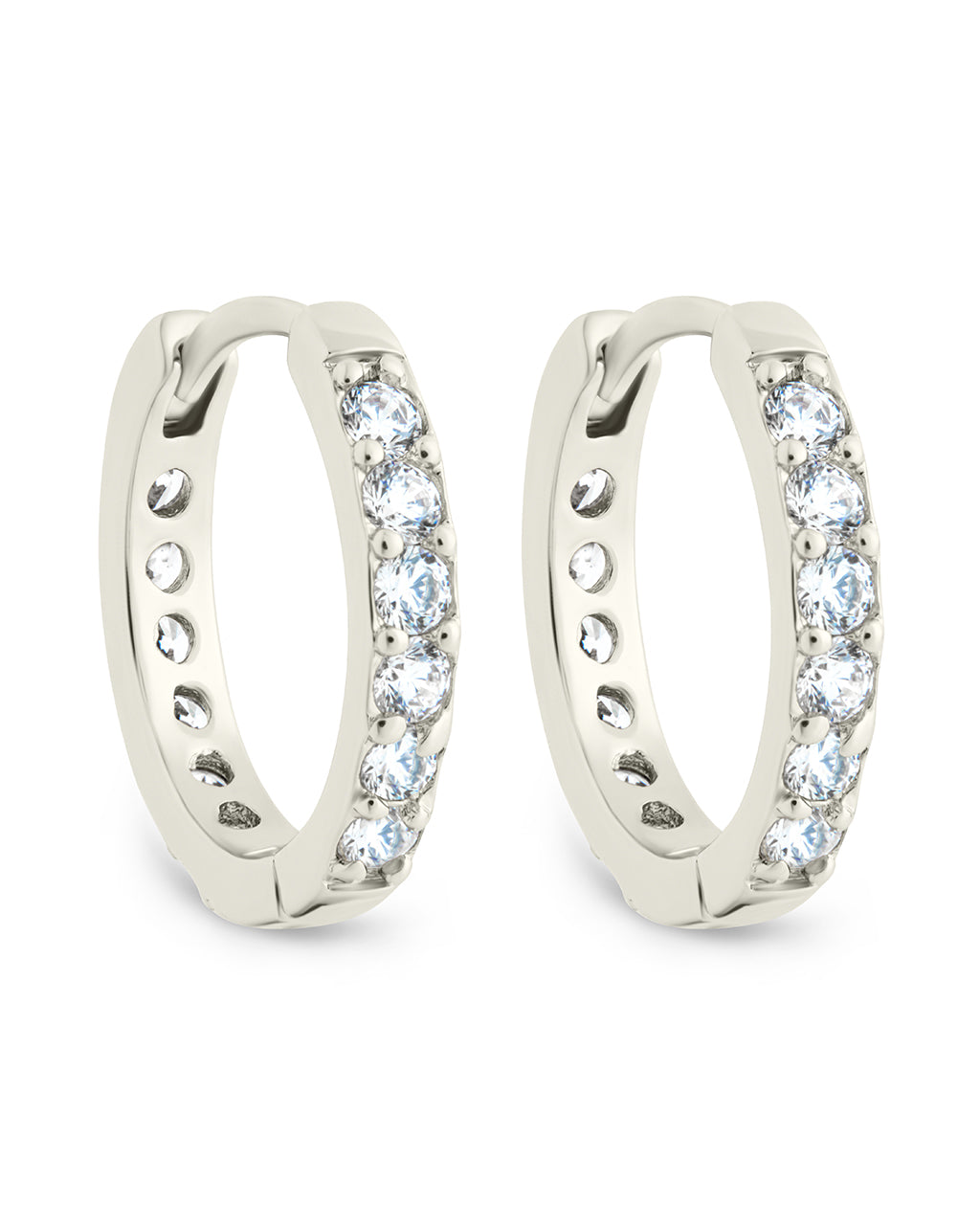 Zadie CZ Everyday Hoop Earrings