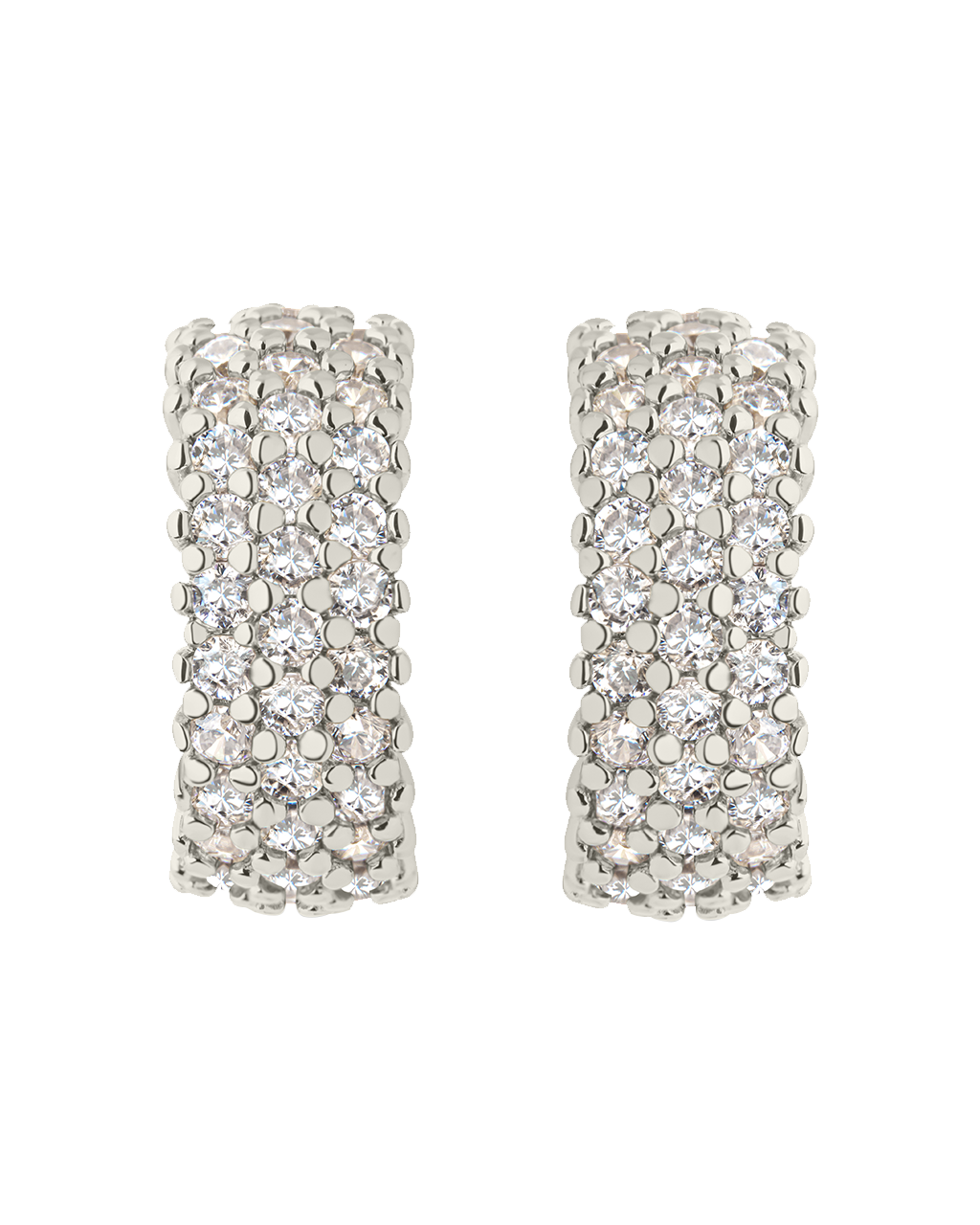 Elora Rainbow CZ Hoop Earrings