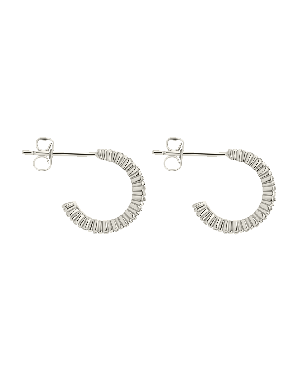 Elora Rainbow CZ Hoop Earrings