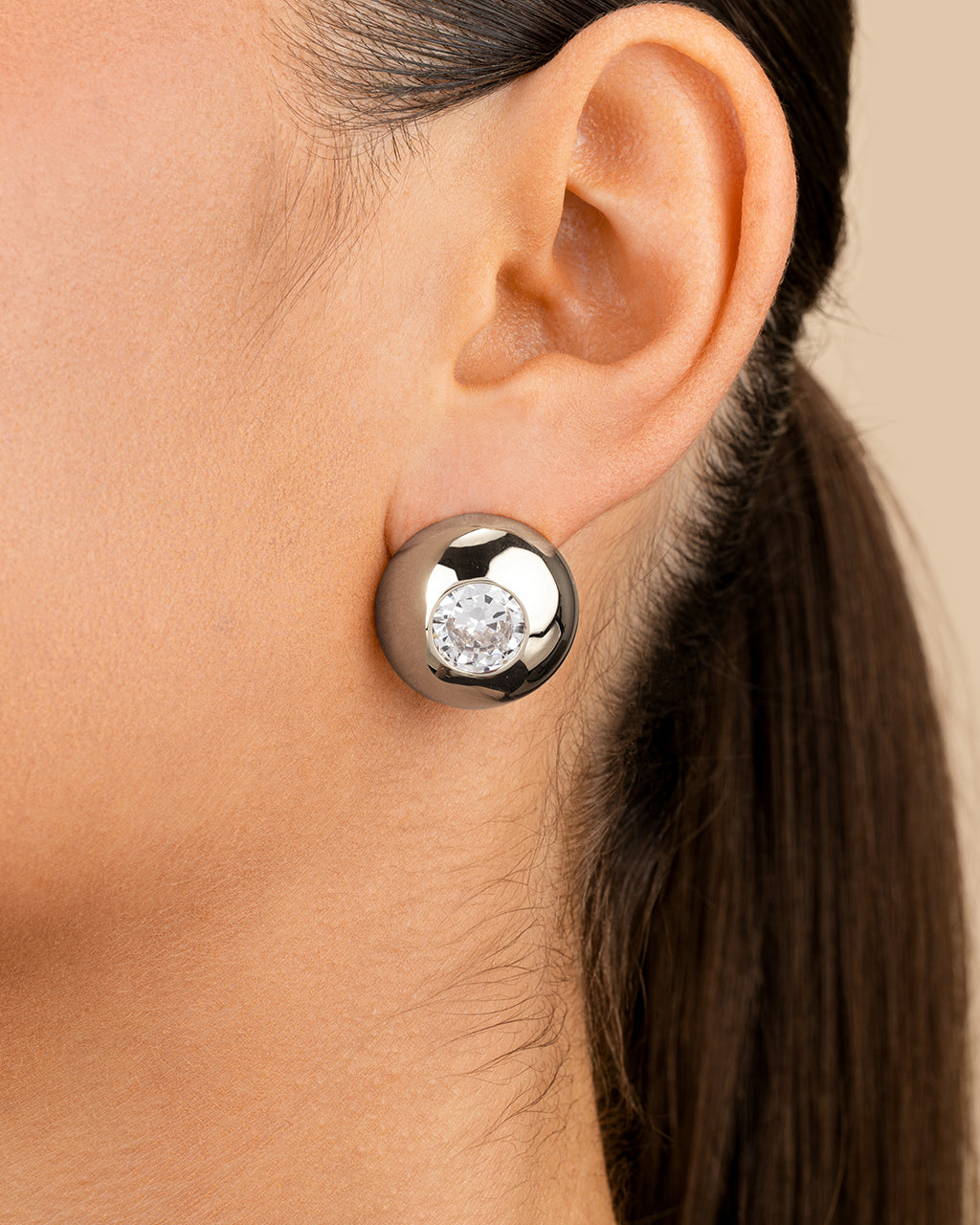 Zora CZ Dome Studs