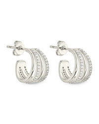 Neve Micro Hoop Earrings - Sterling Forever