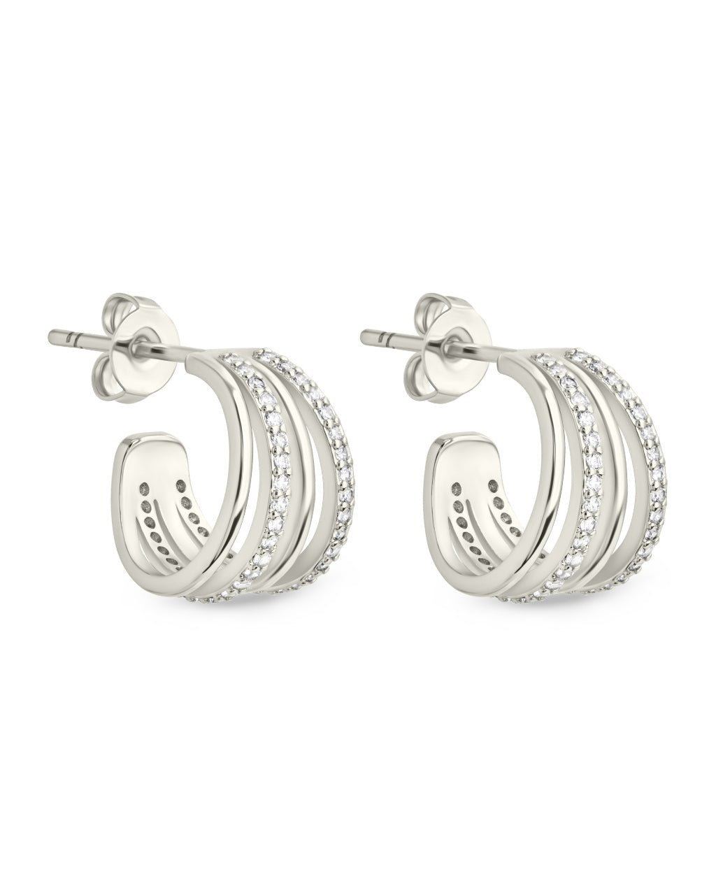 Neve Micro Hoop Earrings - Sterling Forever