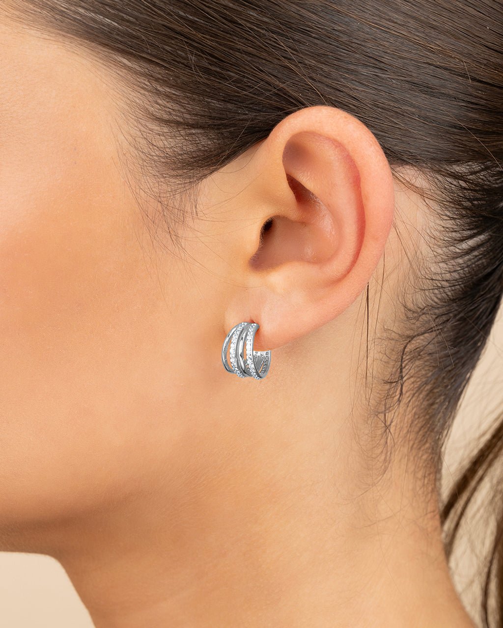 Neve Micro Hoop Earrings - Sterling Forever