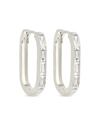 Roxanne CZ Micro Hoop Earrings - Sterling Forever