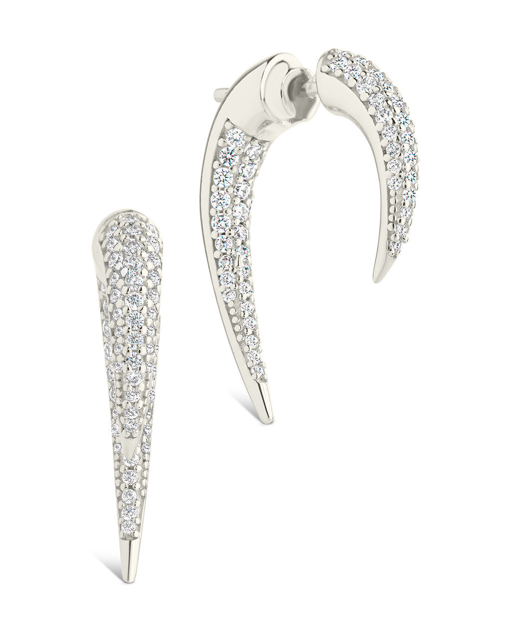 Becca Pointed CZ Stud Earrings