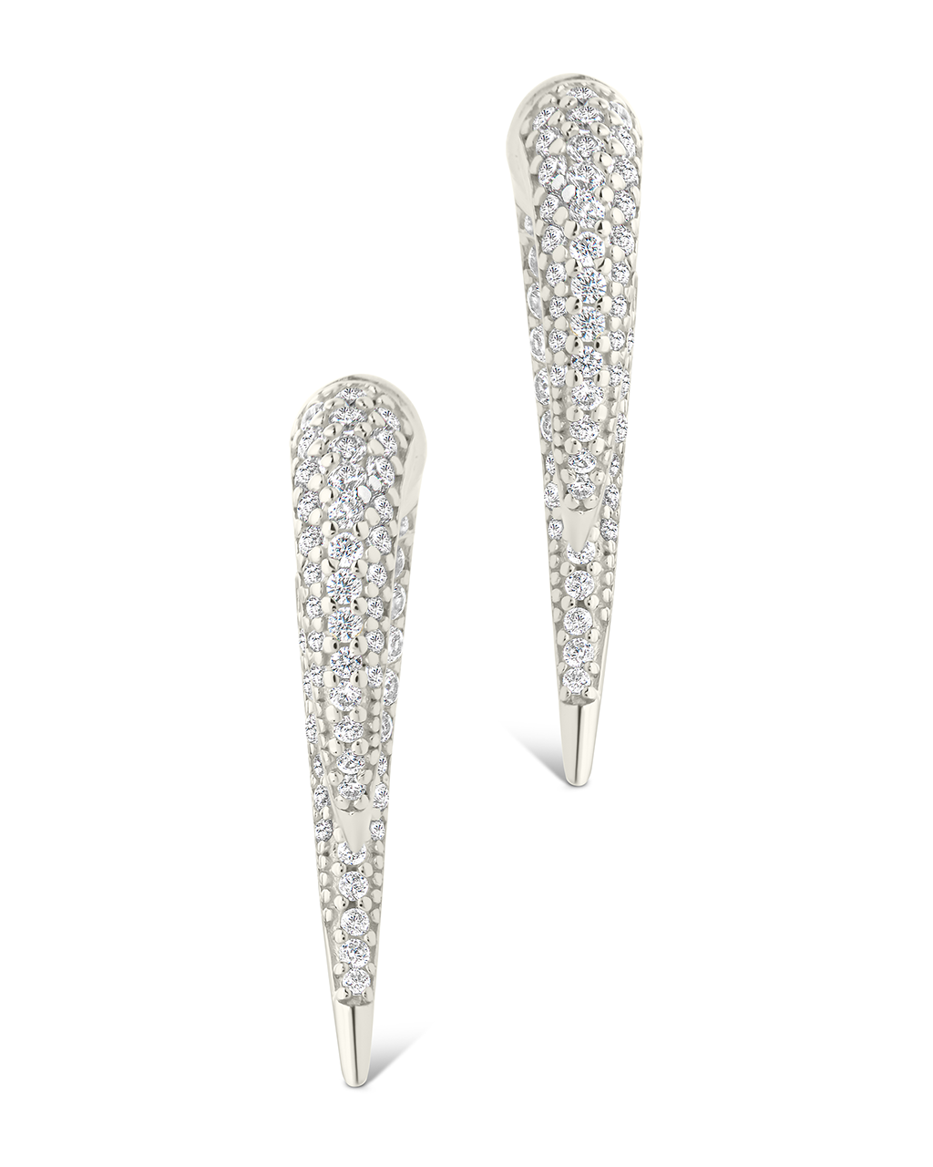 Becca Pointed CZ Stud Earrings