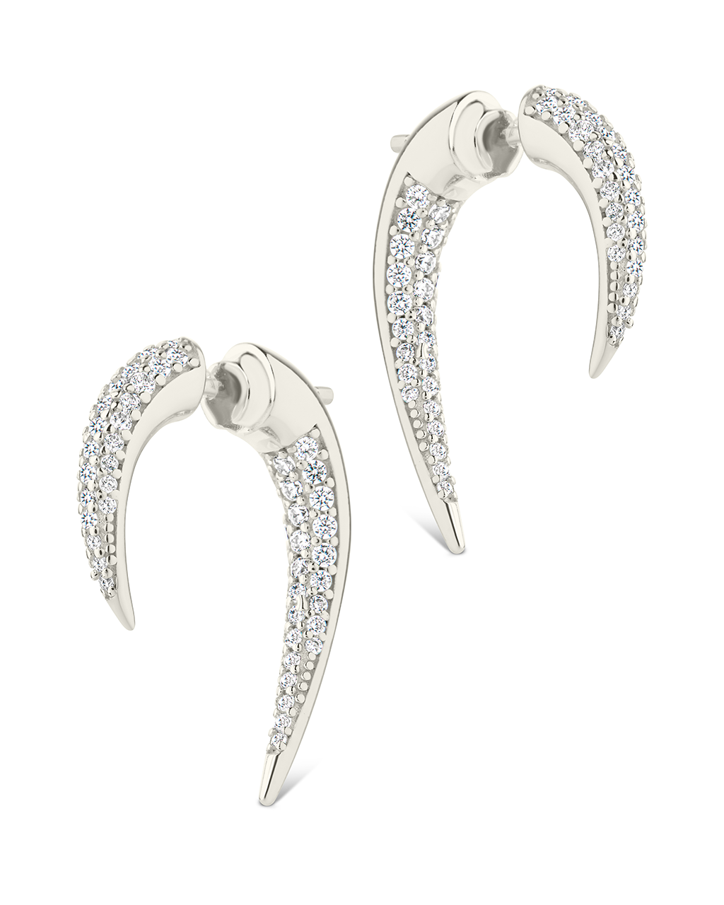 Becca Pointed CZ Stud Earrings