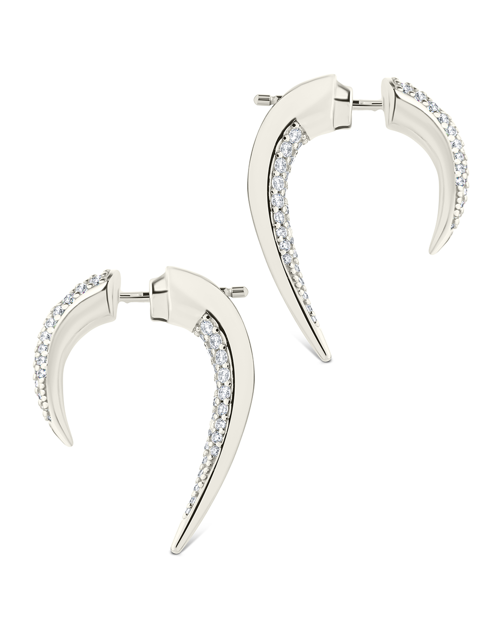Becca Pointed CZ Stud Earrings