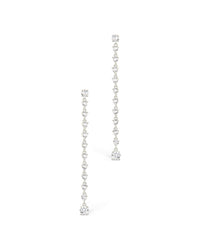 Layken CZ Stationed Stud Earrings - Sterling Forever