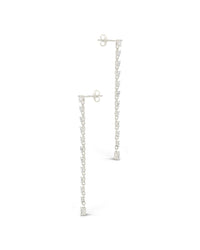 Layken CZ Stationed Stud Earrings - Sterling Forever