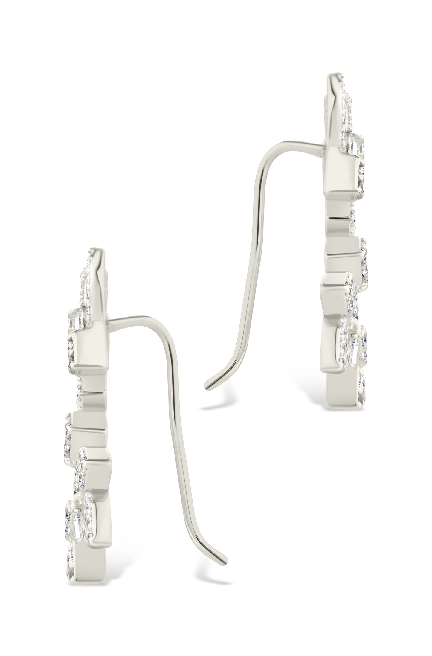 Jensen CZ Drop Earrings