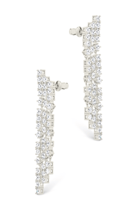Linda CZ Dangle Stud Earrings - Sterling Forever