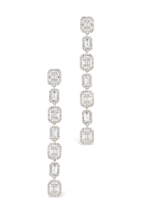 Nancy CZ Drop Stud Earrings - Sterling Forever
