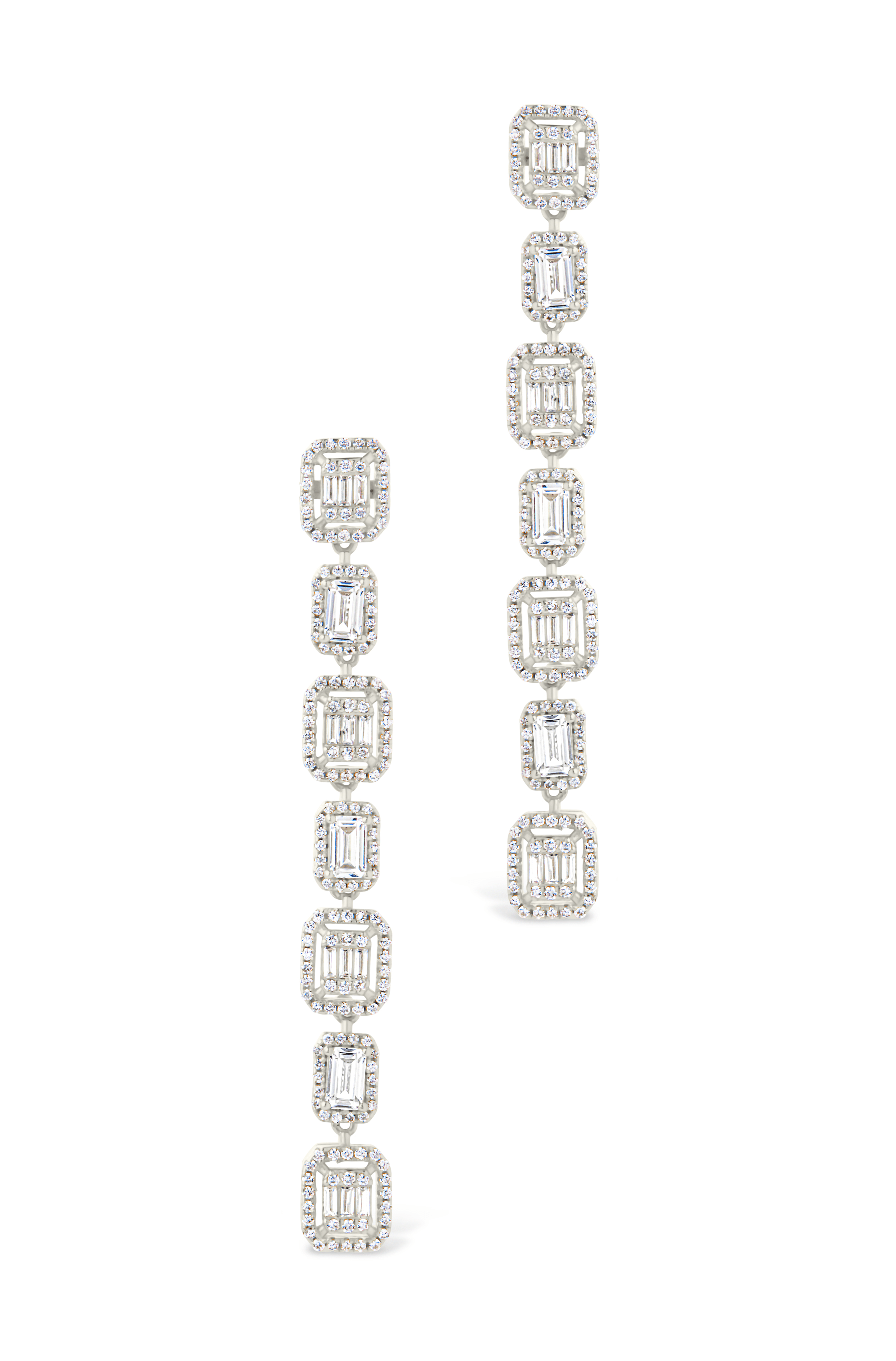 Nancy CZ Drop Stud Earrings - Sterling Forever