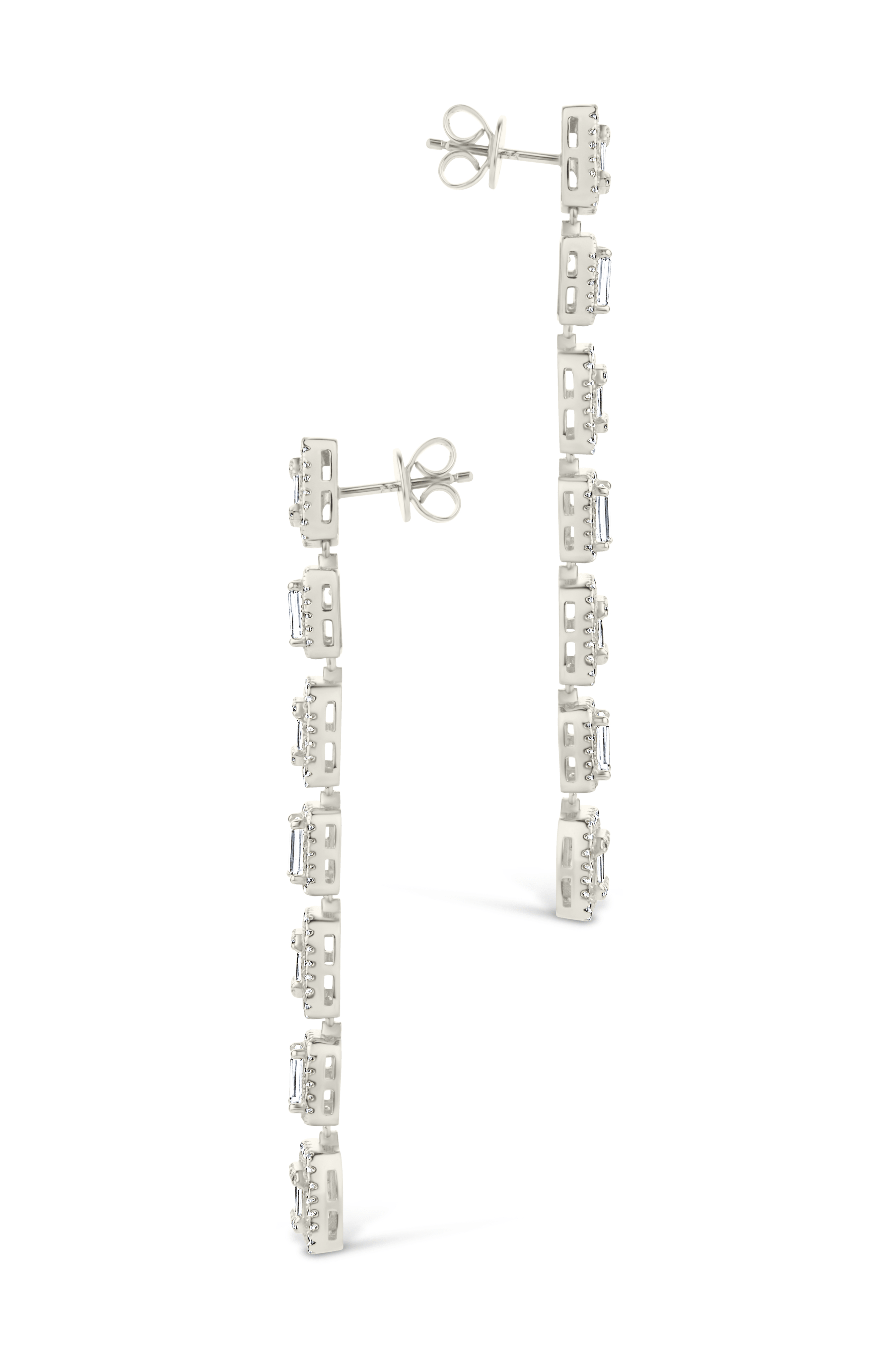 Nancy CZ Drop Stud Earrings - Sterling Forever