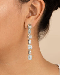 Nancy CZ Drop Stud Earrings - Sterling Forever
