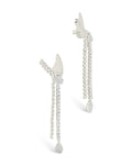 Lowen CZ Beaded Dangle Stud Earrings - Sterling Forever