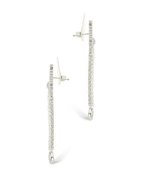 Lowen CZ Beaded Dangle Stud Earrings - Sterling Forever