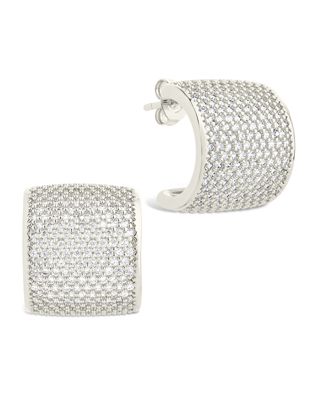 Simone CZ Stud Earrings - Sterling Forever