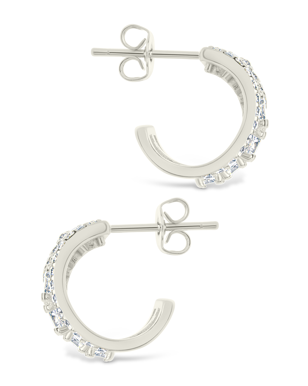 Yasmina CZ Hoop Earrings