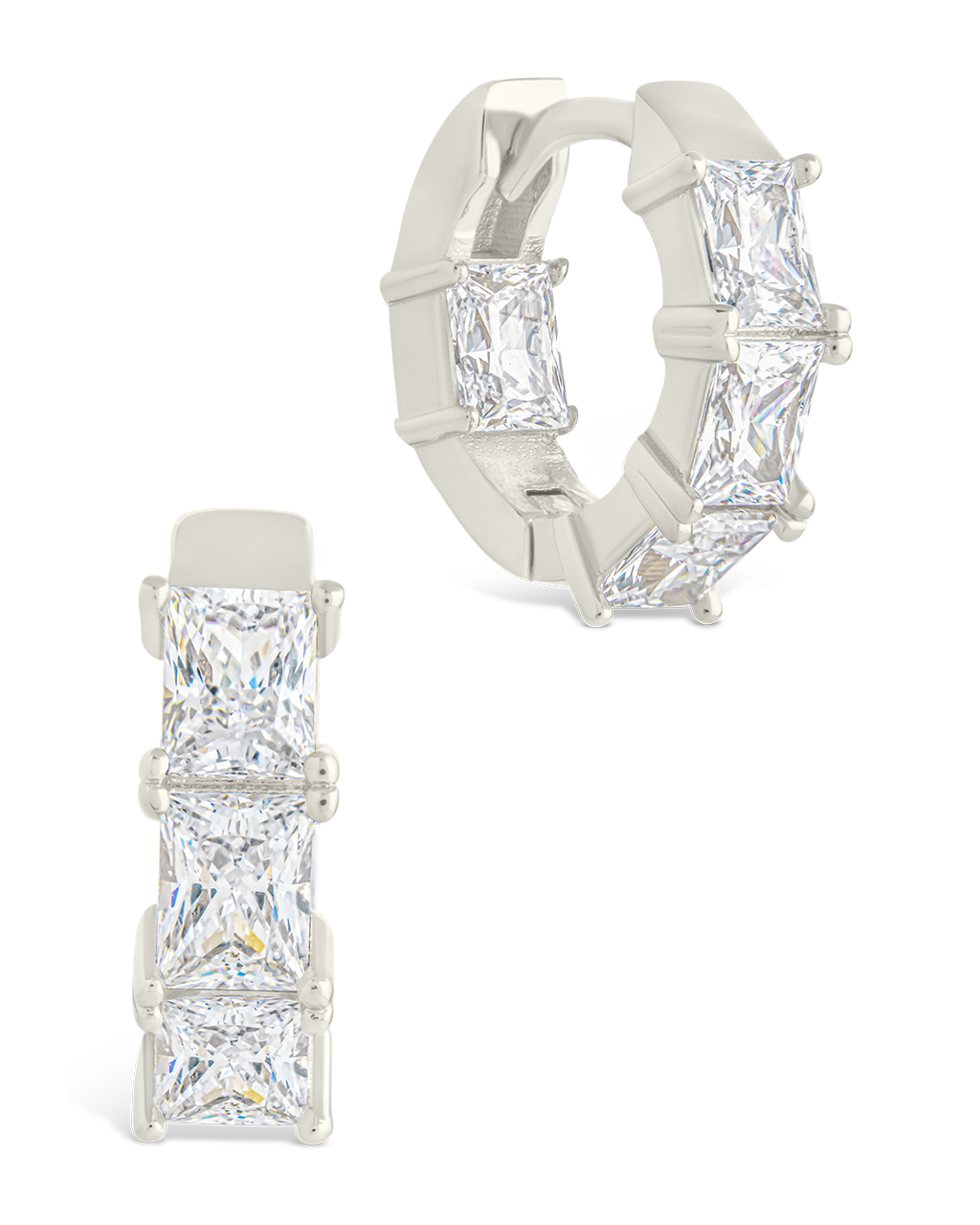 Cosima Baguette CZ Hoops