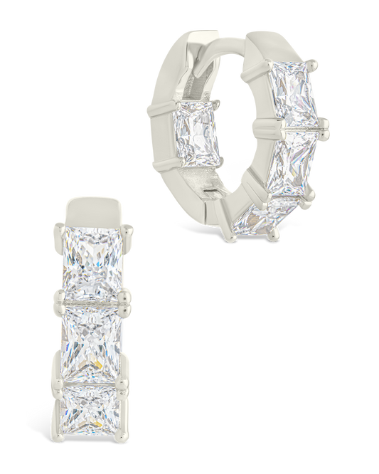 Cosima Baguette CZ Hoops