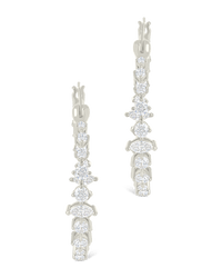 Aaliyah CZ Hoop Earrings - Sterling Forever