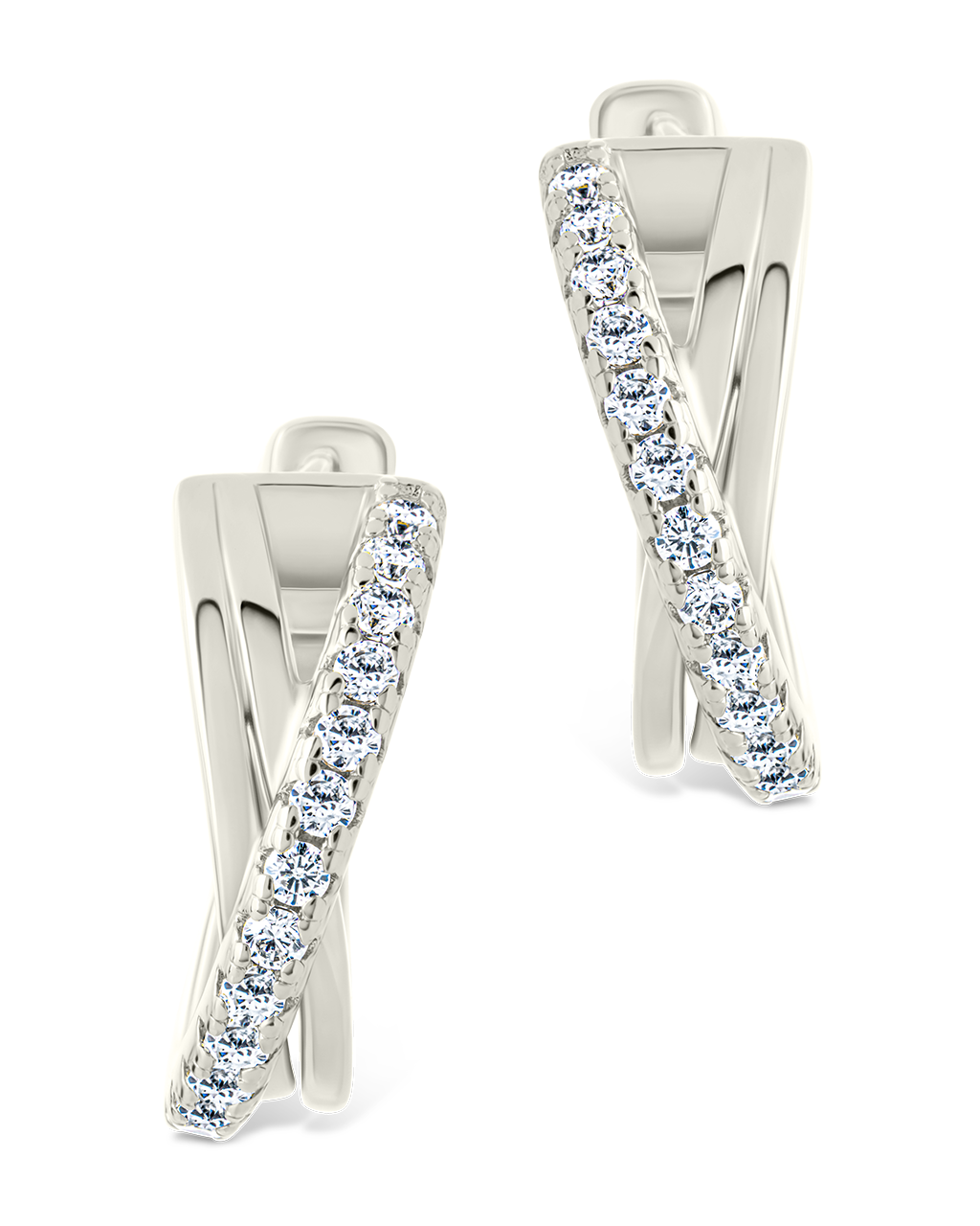 Juliana CZ Hoop Earrings